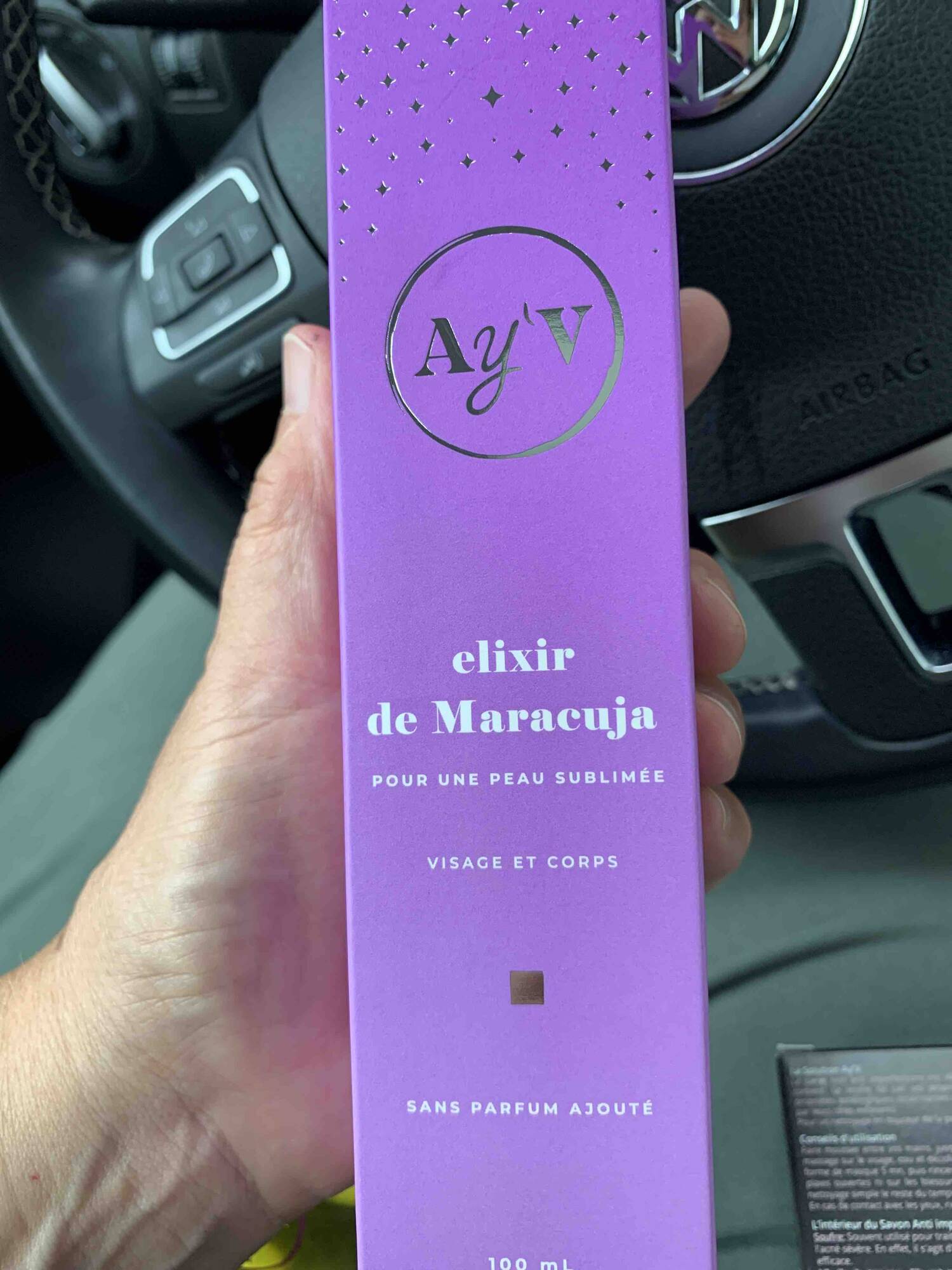 AY'V - Elixir de Maracuja pour une peau sublimée visage et corps