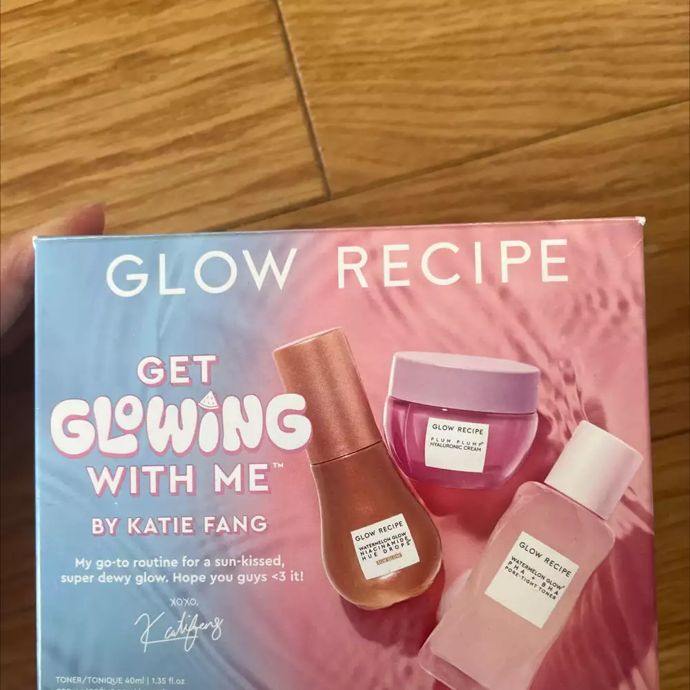 GLOW RECIPE - Toner, hue drops and cream