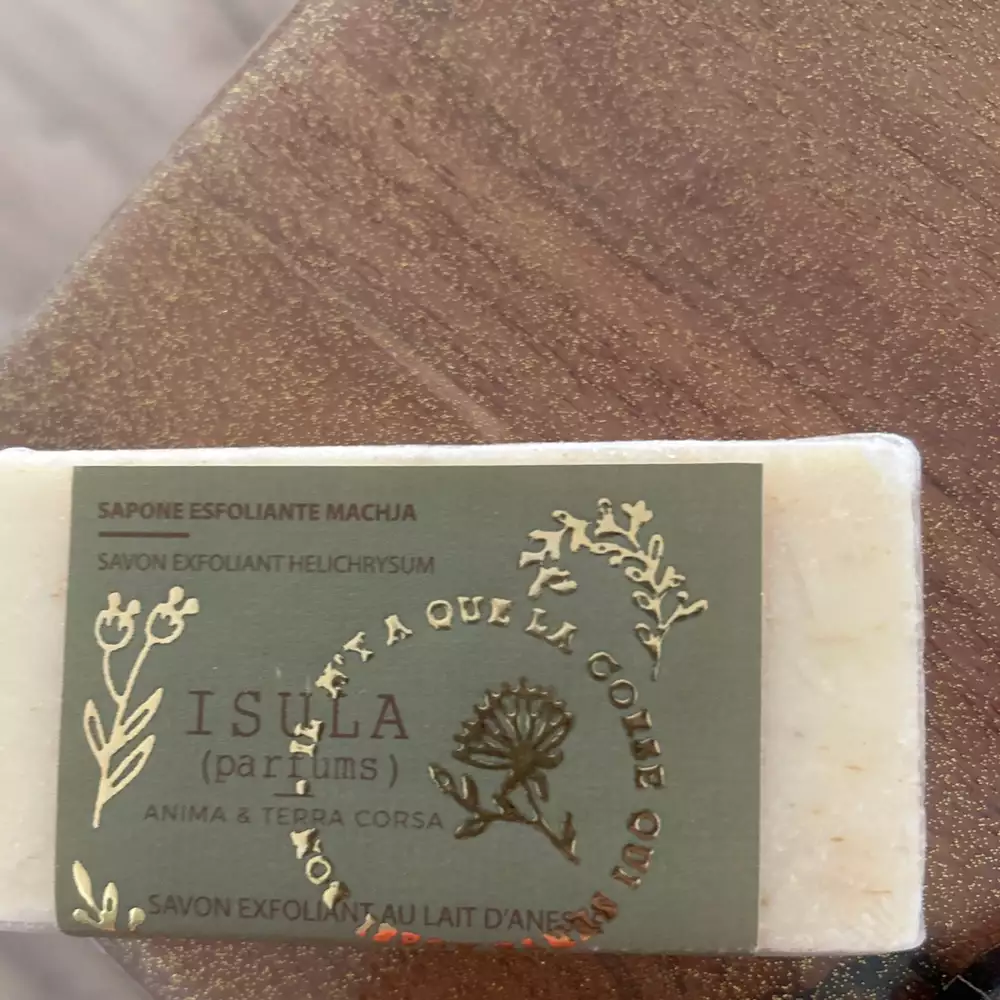 ISULA PARFUMS - Savon exfloliant helichrysum