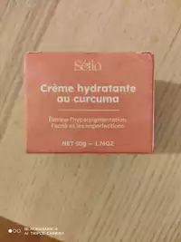 SÉFIA - Crème hydratante au curcuma