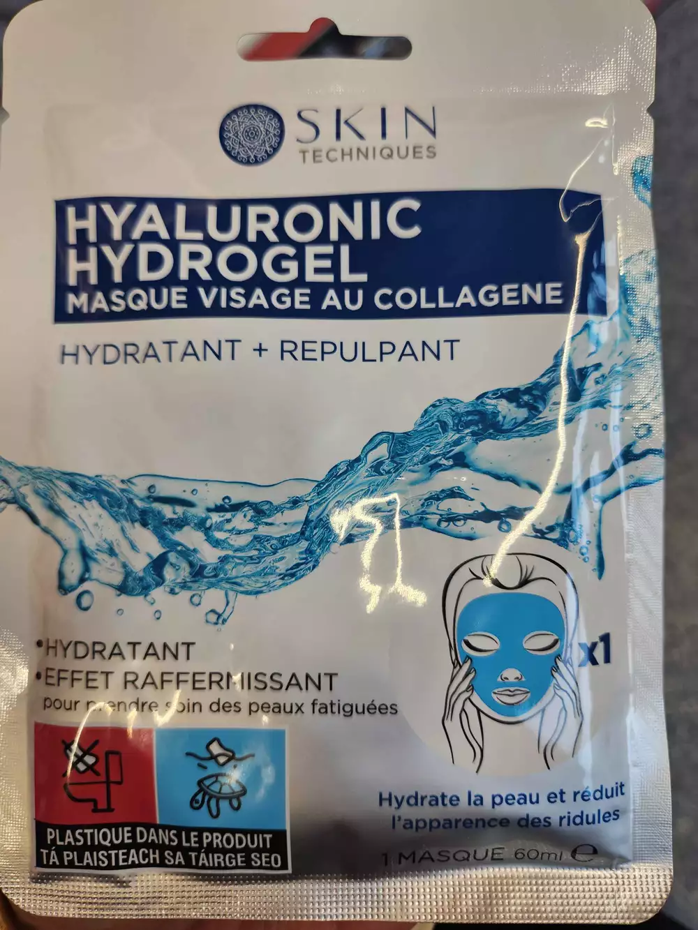 SKIN - Hyaluronic hydrogel - Masque visage au collagene