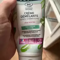 COSLYS - Aloe vera bio - Crème démêlante après shampooing 