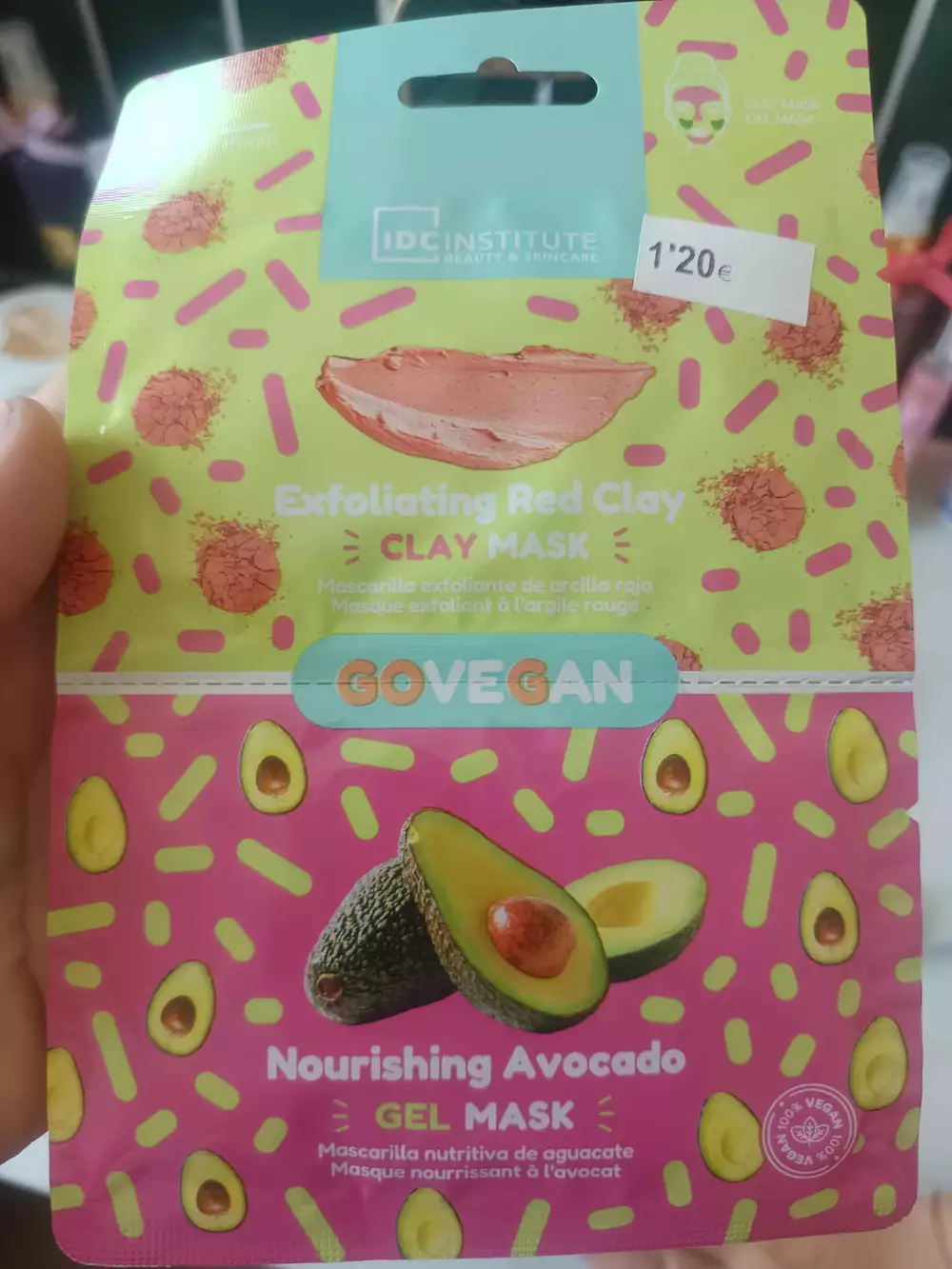 IDC INSTITUTE - Masque exfoliant et nourrissant à l'avocat