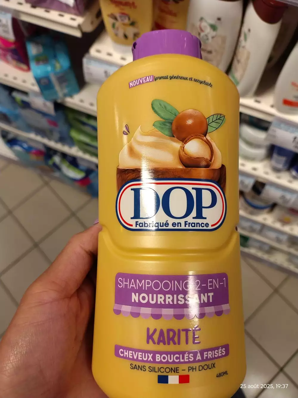 DOP - Karité - Shampooing 2 en 1 nourrissant