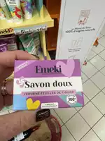 EMEKI - Savon doux verveine feuilles de figuier