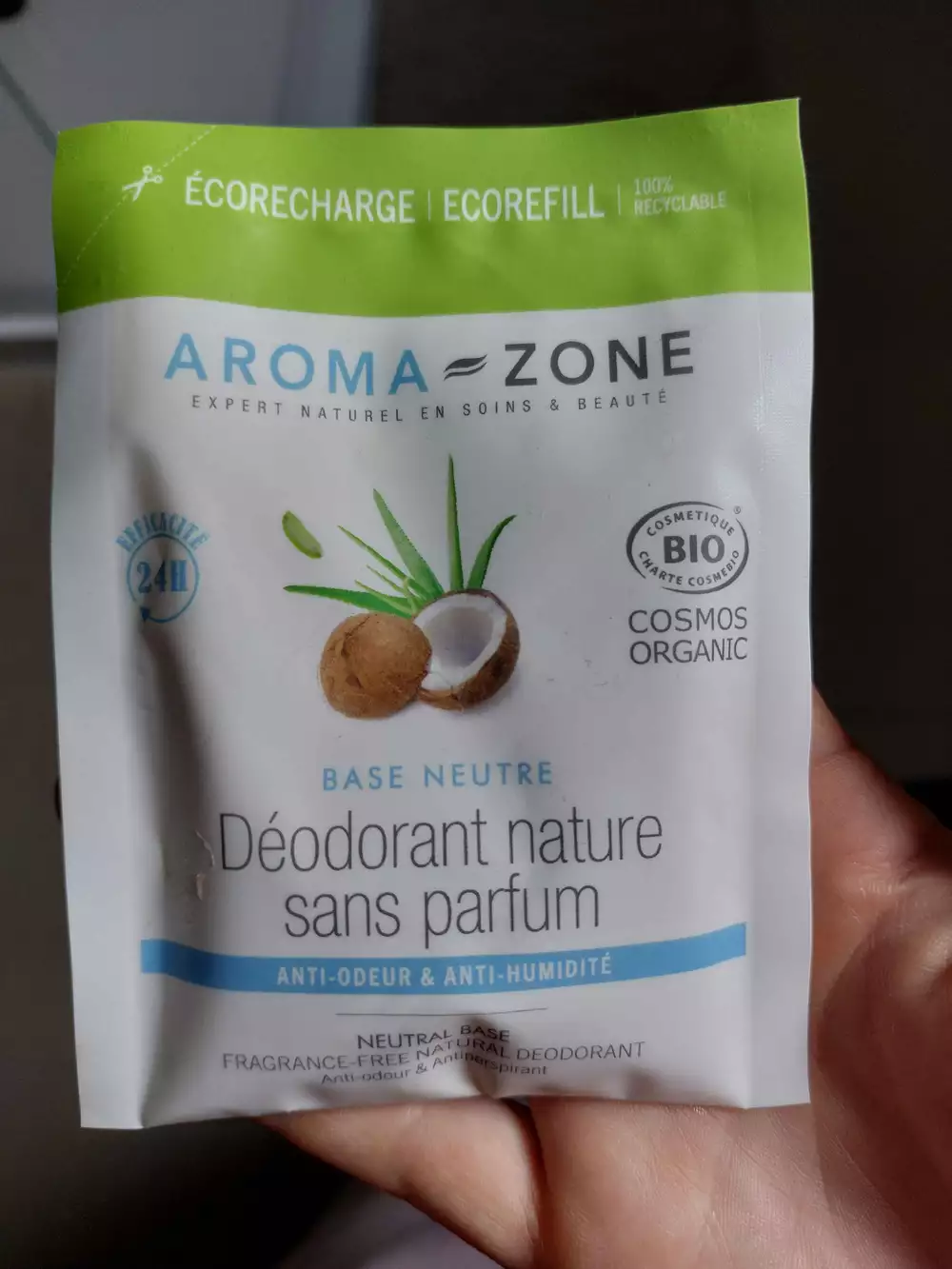 AROMA-ZONE - Base neutre - Déodorant nature sans parfum