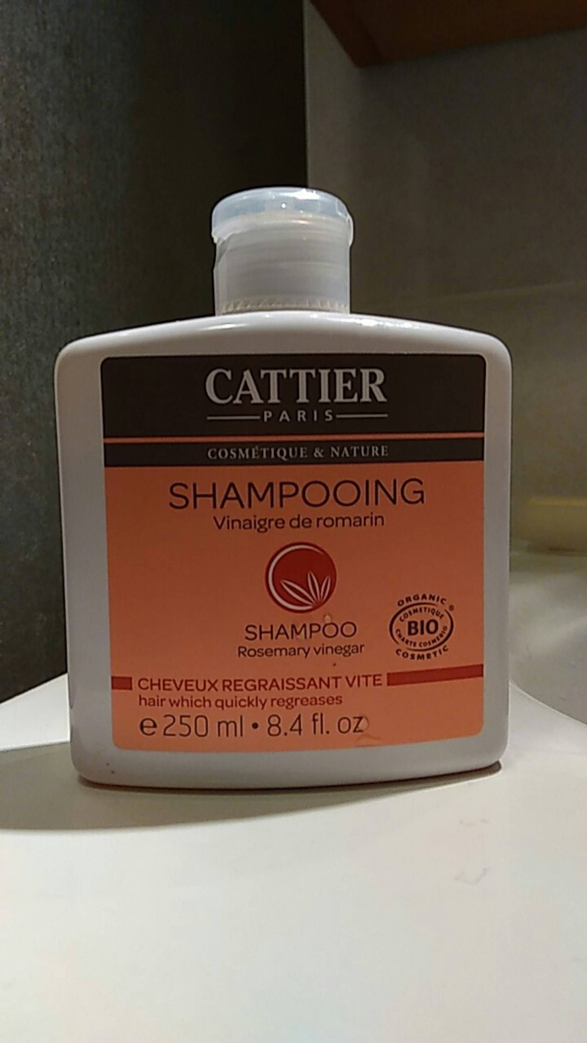 CATTIER PARIS - Shampooing vinaigre de romarin bio