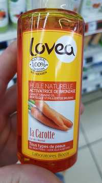 LOVEA - Huile naturelle activatrice de bronzage à la carotte