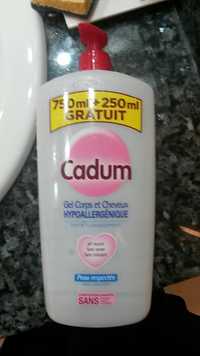 CADUM - Gel corps et cheveux - Hypoallergénique