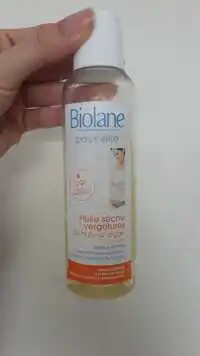 BIOLANE - Huile sèche vergetures pour elle