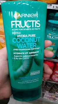 GARNIER - Fructis Hydra pure coconut water après-shampooing fortifiant