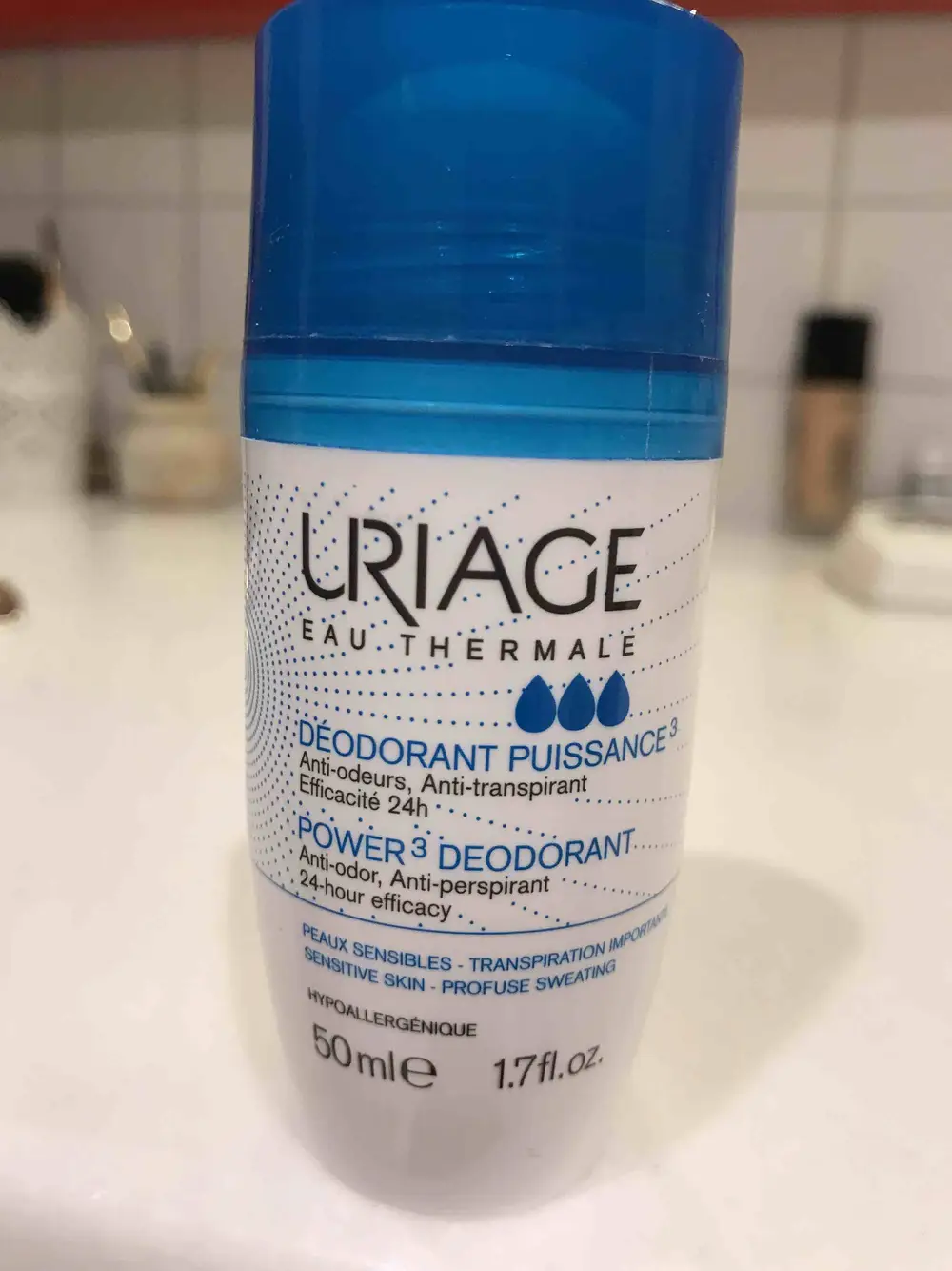 URIAGE - Déodorant puissance 3 - Efficacité 24h