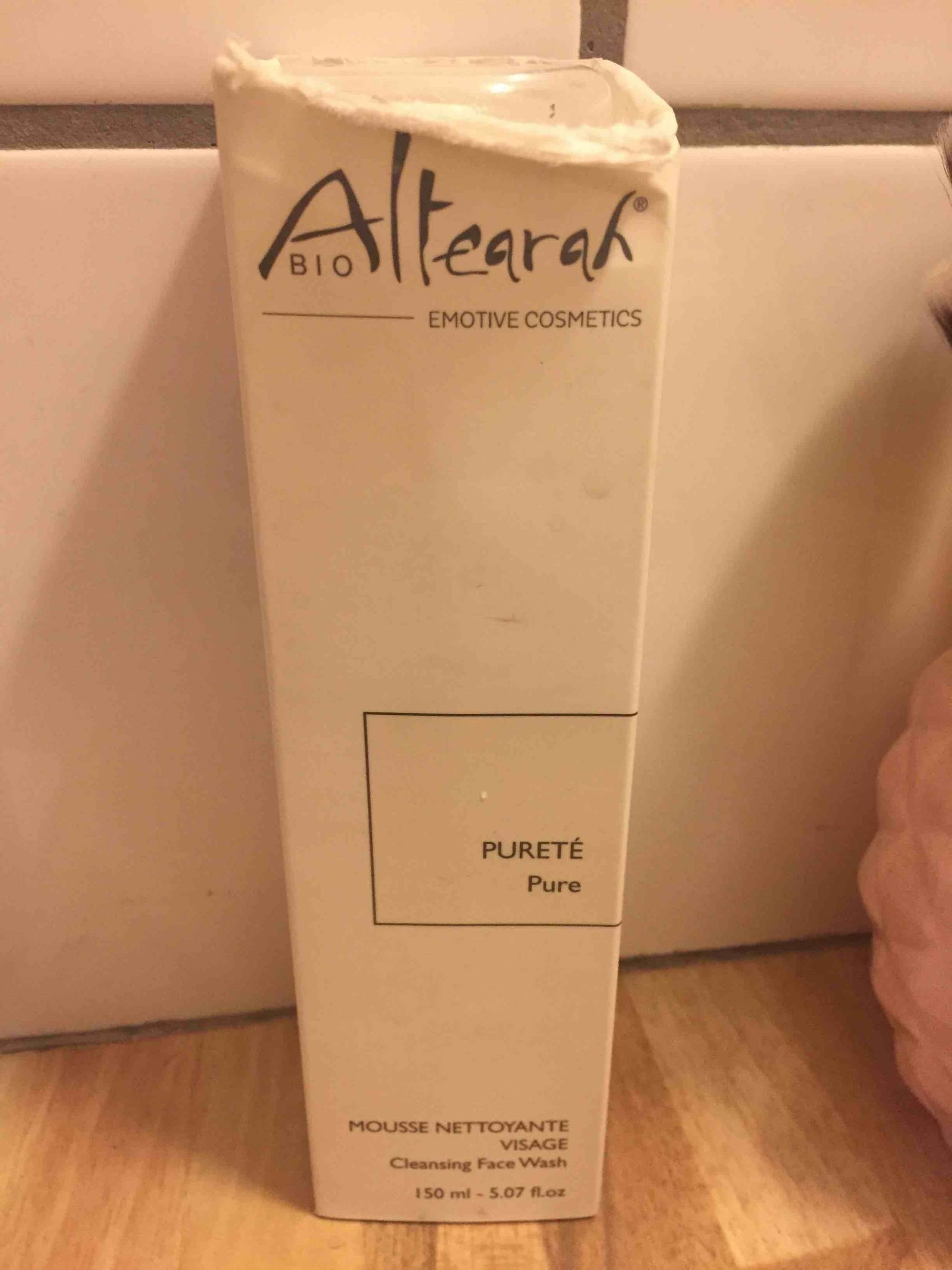 ALTEARAH - Pureté - Mousse nettoyante visage