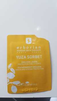 ERBORIAN - Yuza sorbet - Emulsion légère