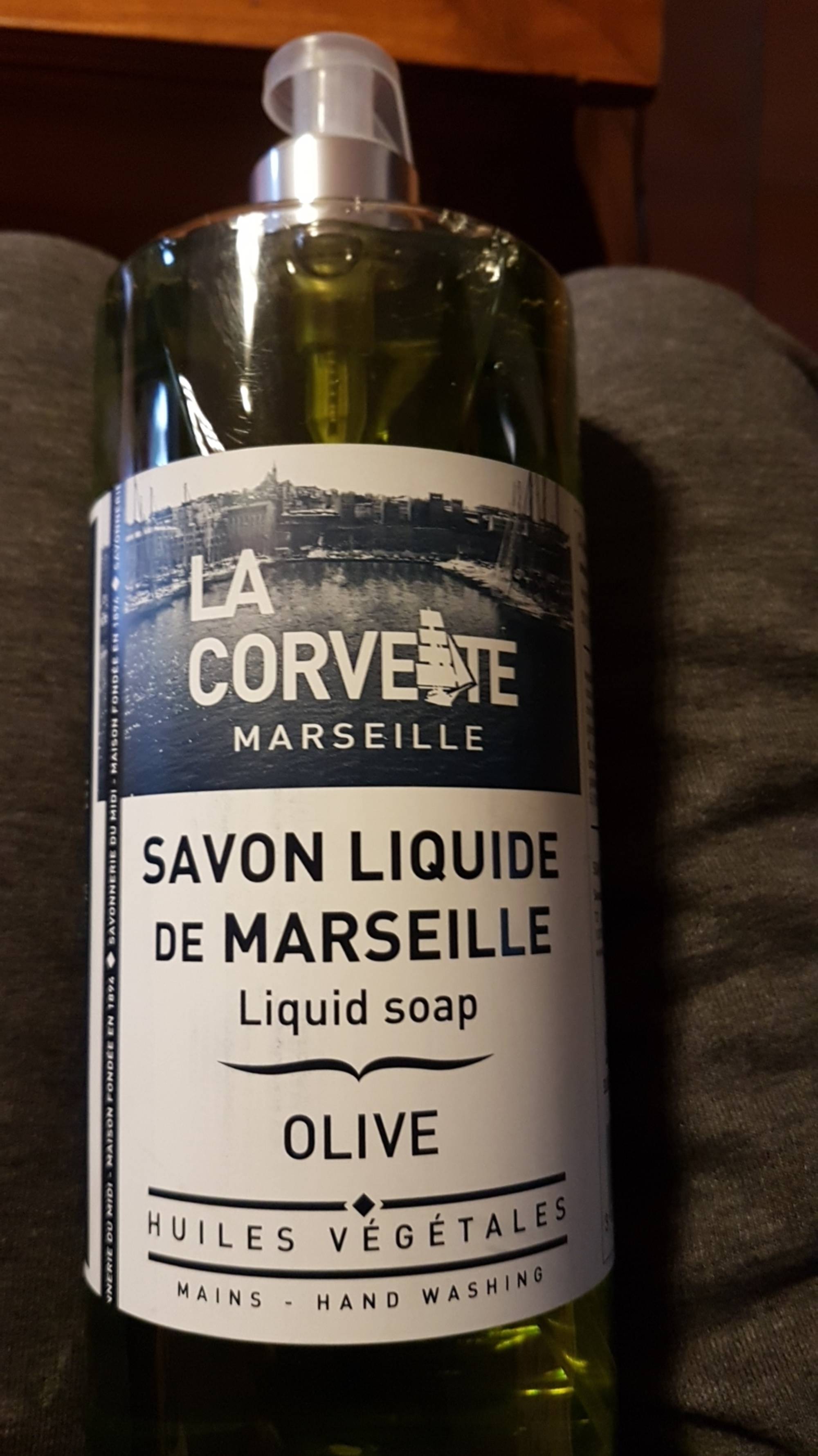 LA CORVETTE - Savon liquide de Marseille - Olive