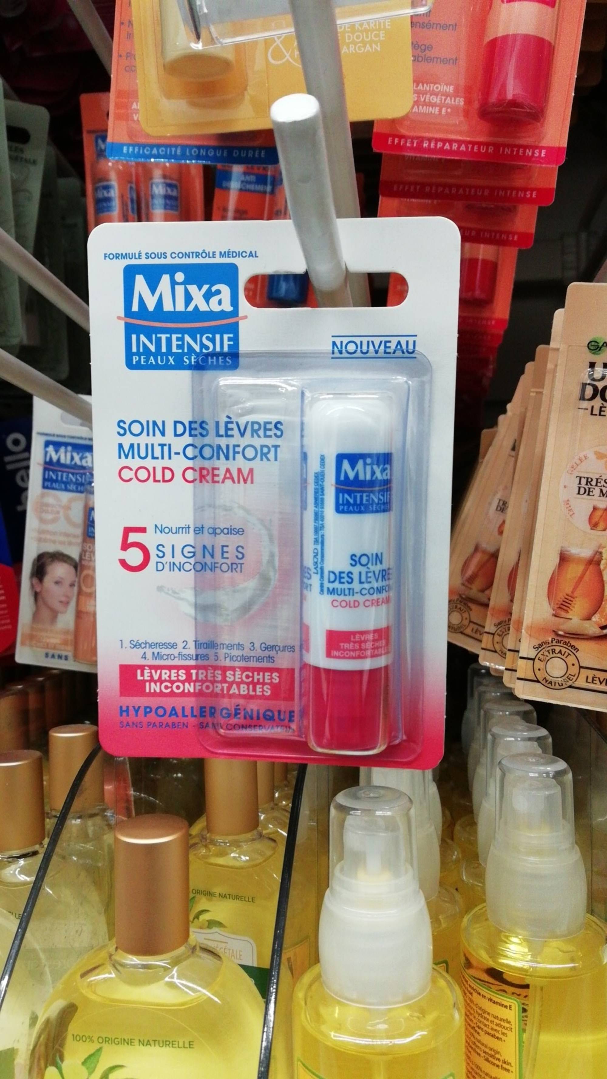 MIXA - Soin des lèvres multi-confort - Cold cream 5