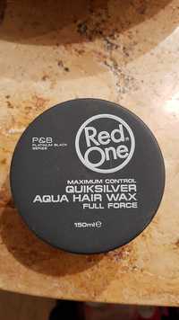 RED ONE - Maximum control - Quiksilver aqua hair wax platinum black
