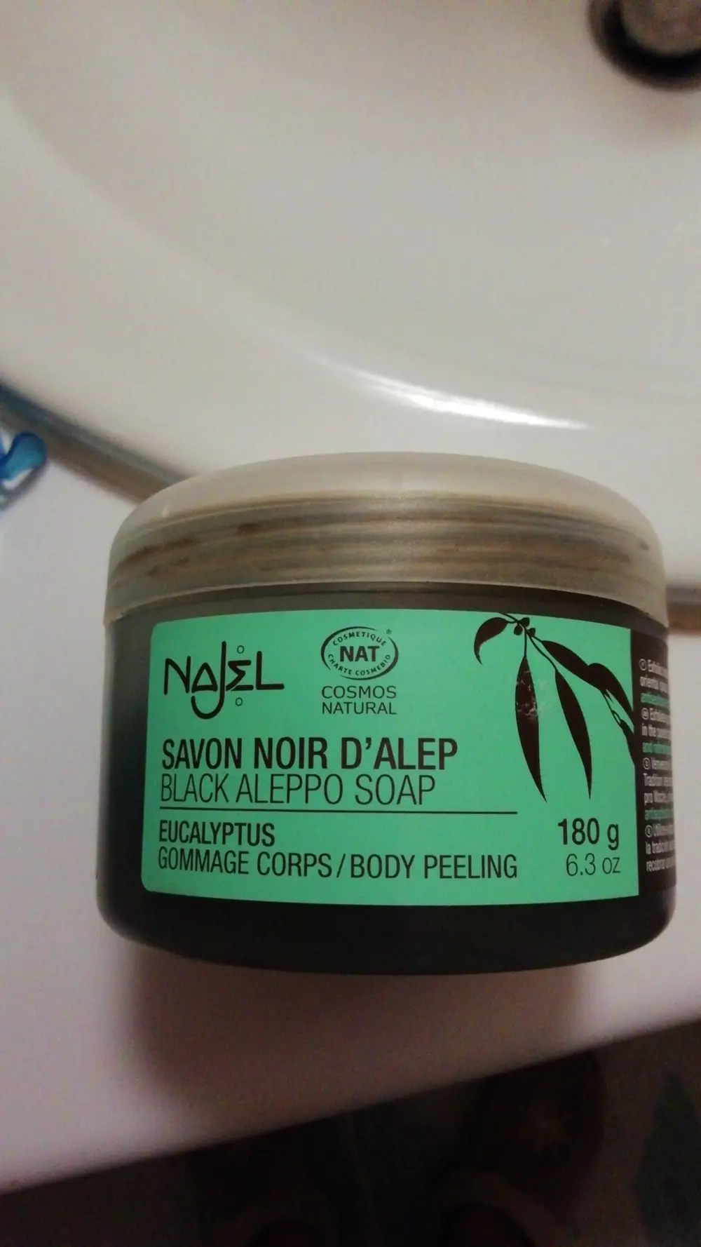 NAJEL - Savon noir d'Alep - Gommage corps