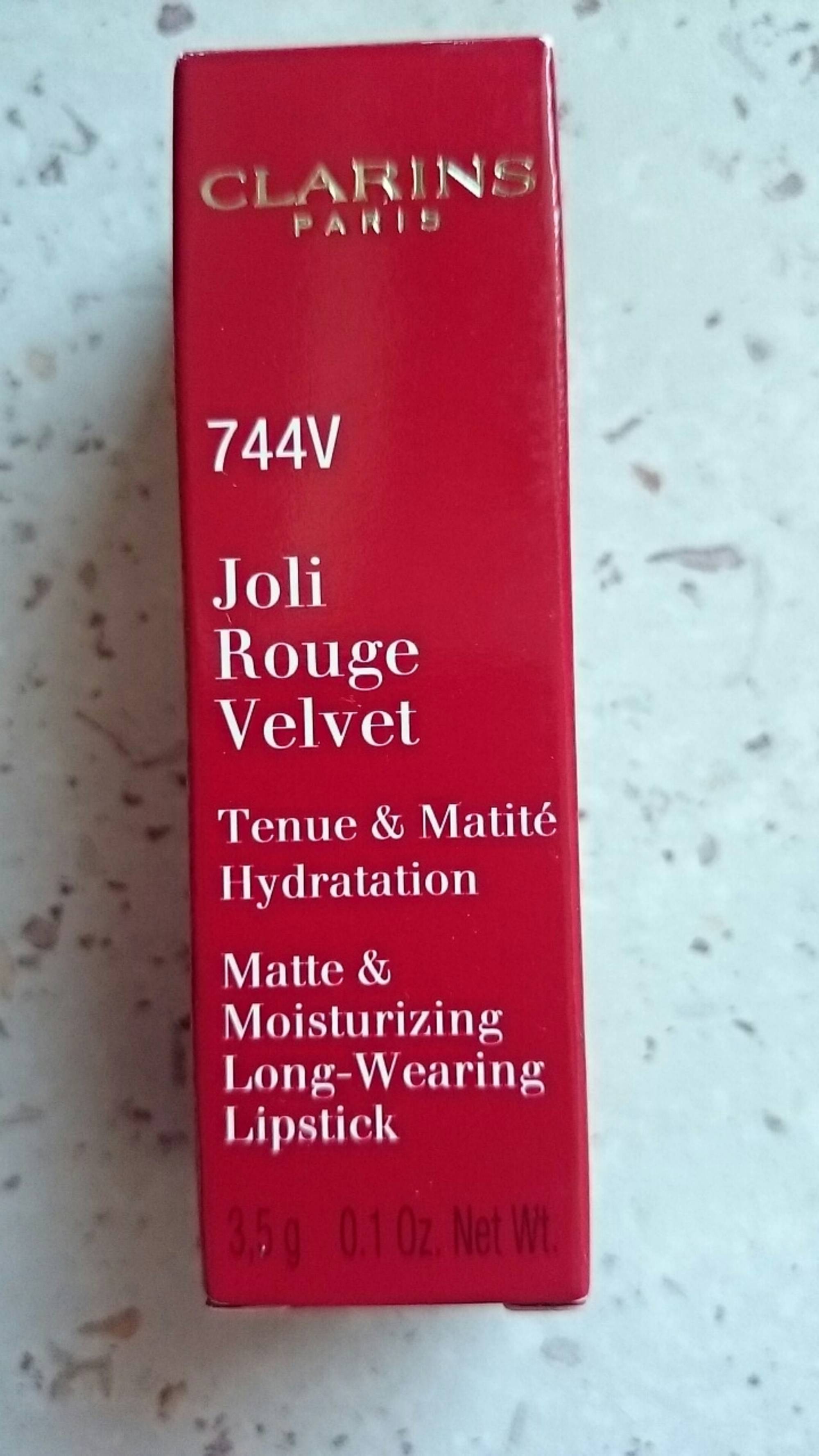 CLARINS - Joli rouge velvet 744V