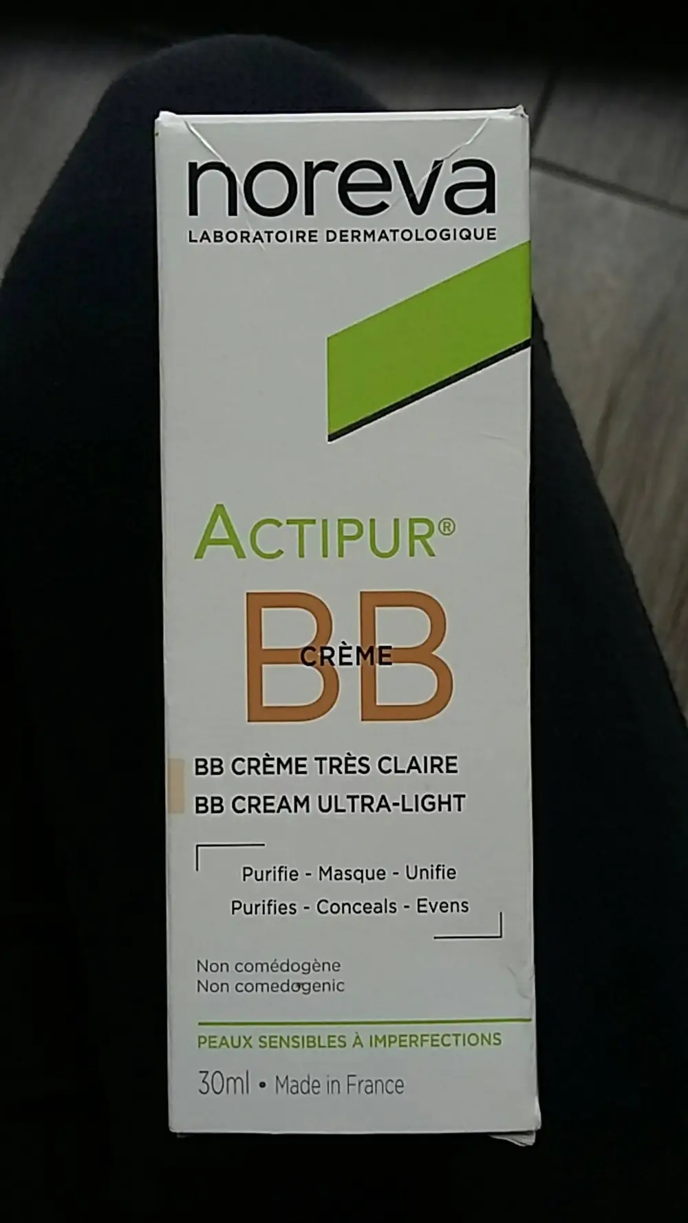 NOREVA LABORATOIRE - Actipur - BB crème très claire 