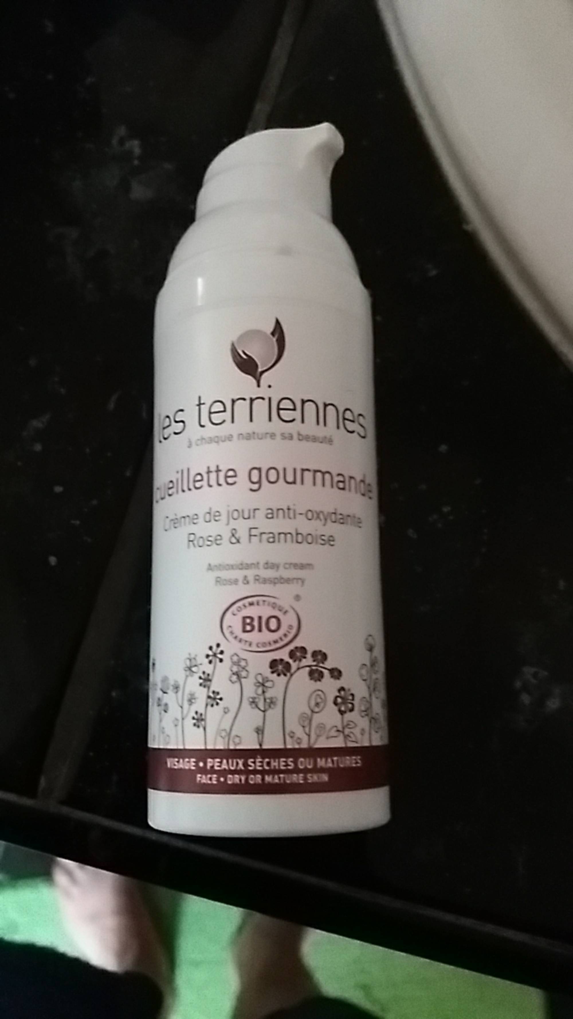 LES TERRIENNES - Cueillette gourmande - Crème de jour anti-oxydante Rose et Framboise