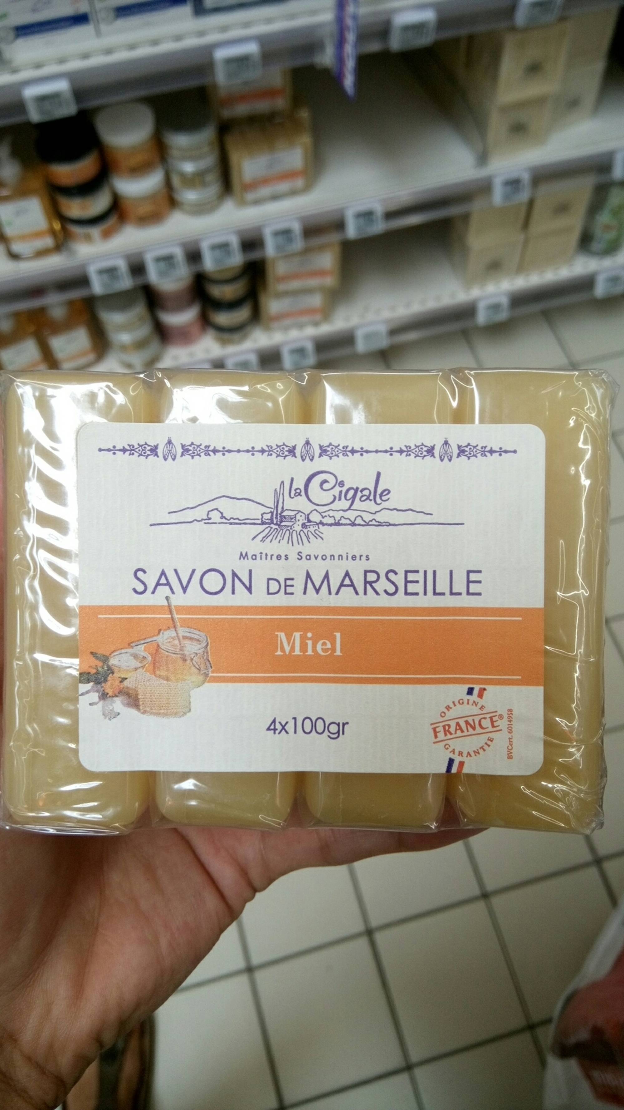 LA CIGALE - Savon de Marseille au miel