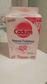 CADUM - Natural fraîcheur - lingettes individuelles hypoallergéniques
