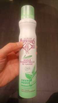 LE PETIT MARSEILLAIS - Huile essentielle de sauge - Déodorant soin 24h amande douce
