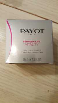 PAYOT - Perform lift vitality - Soin tonus fermeté