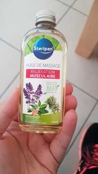 STERIPAN - Huile de massage relaxation musculaire