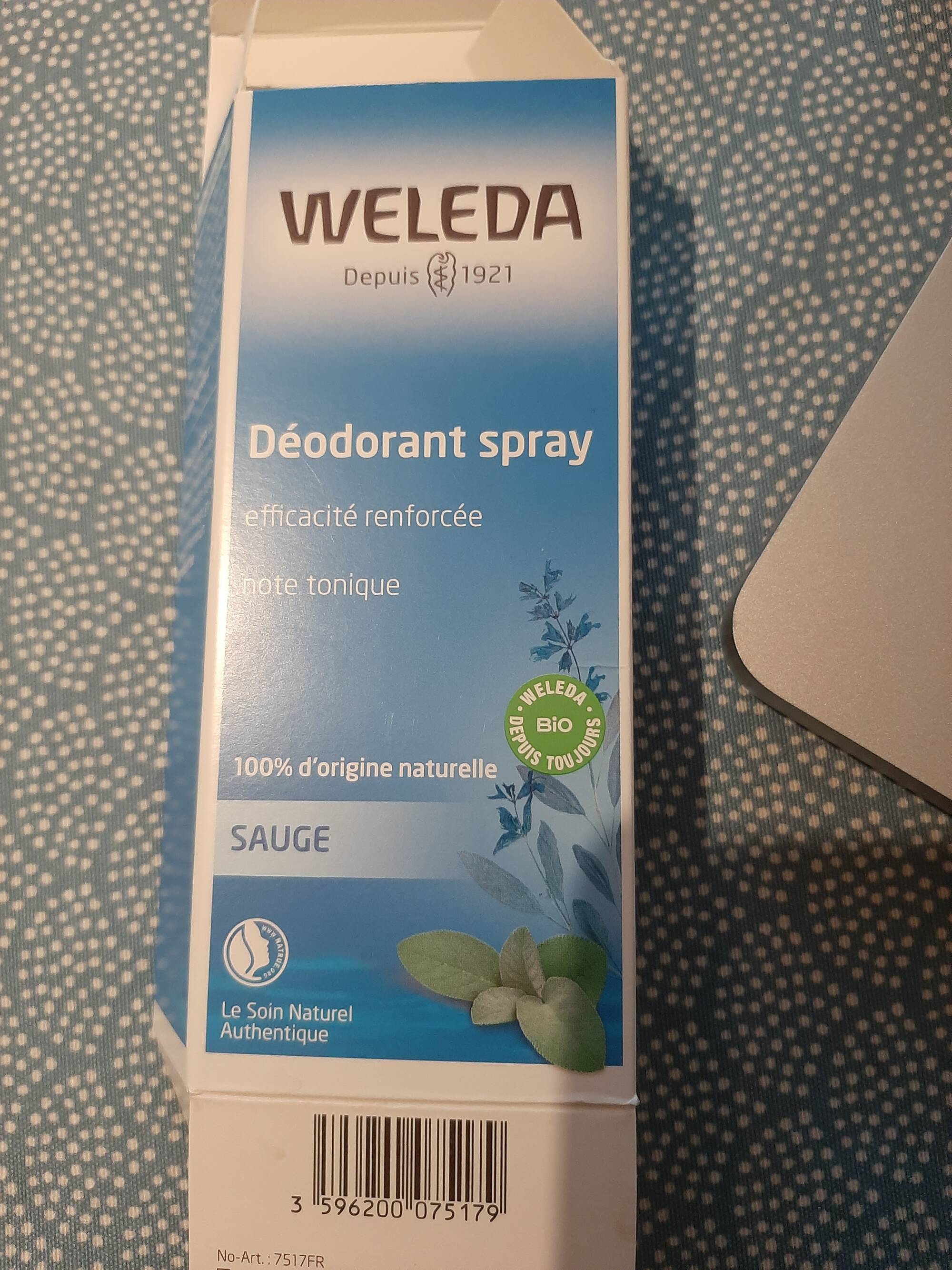 WELEDA - Sauge - Déodorant spray