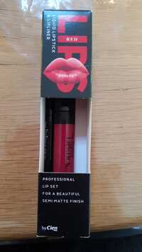 CIEN - Lips red - Liquid lipstick & lipliner