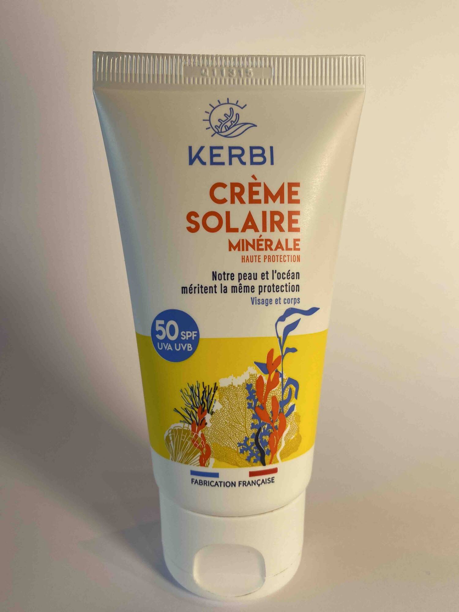 KERBI - Crème solaire minérale SPF 50