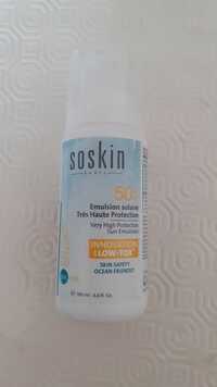SOSKIN - Emulsion solaire très haute protection SPF 50 +