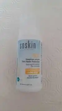 SOSKIN - Emulsion solaire très haute protection SPF 50 +