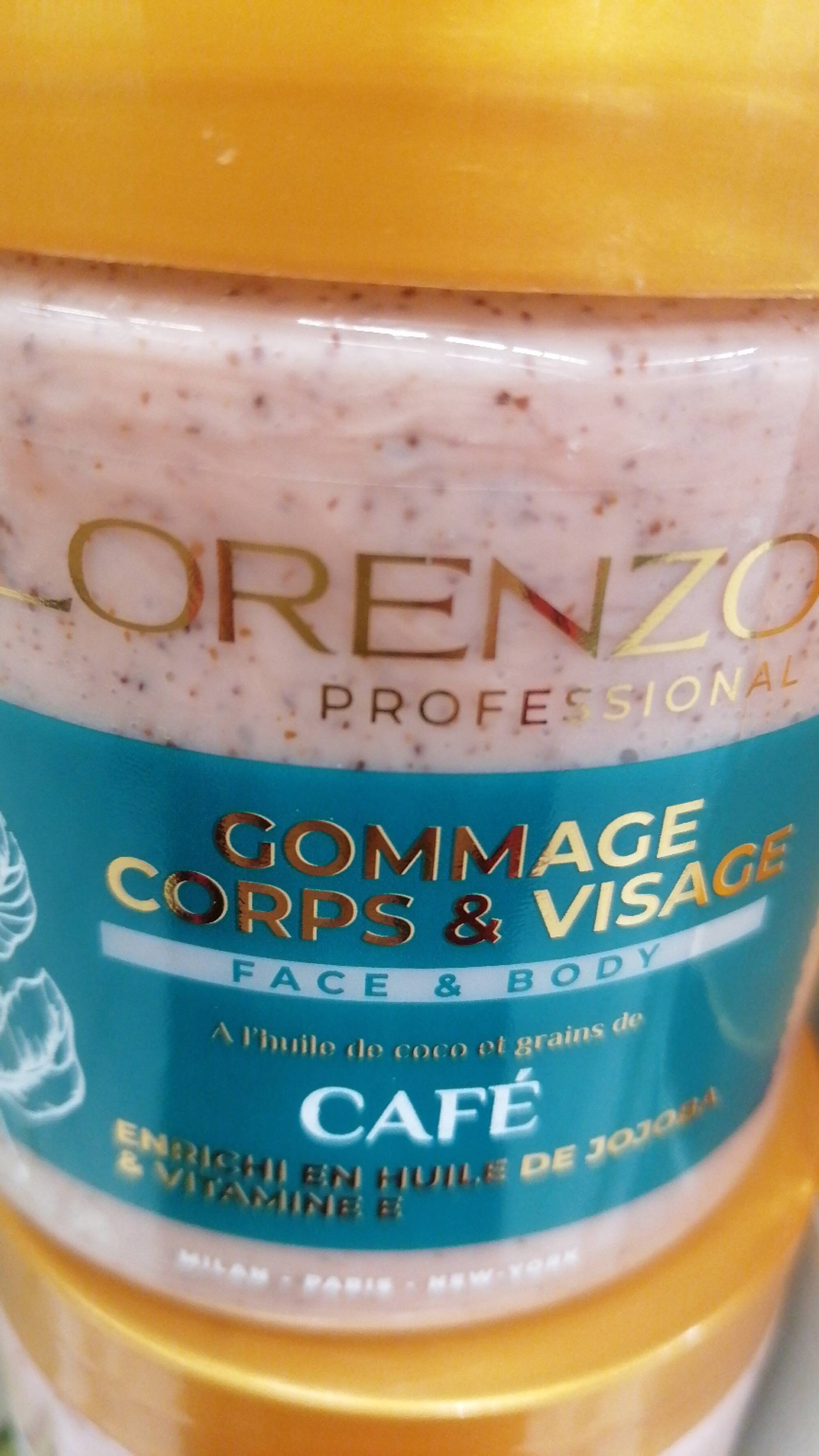 LORENZO - Café - Gommage corps et visage