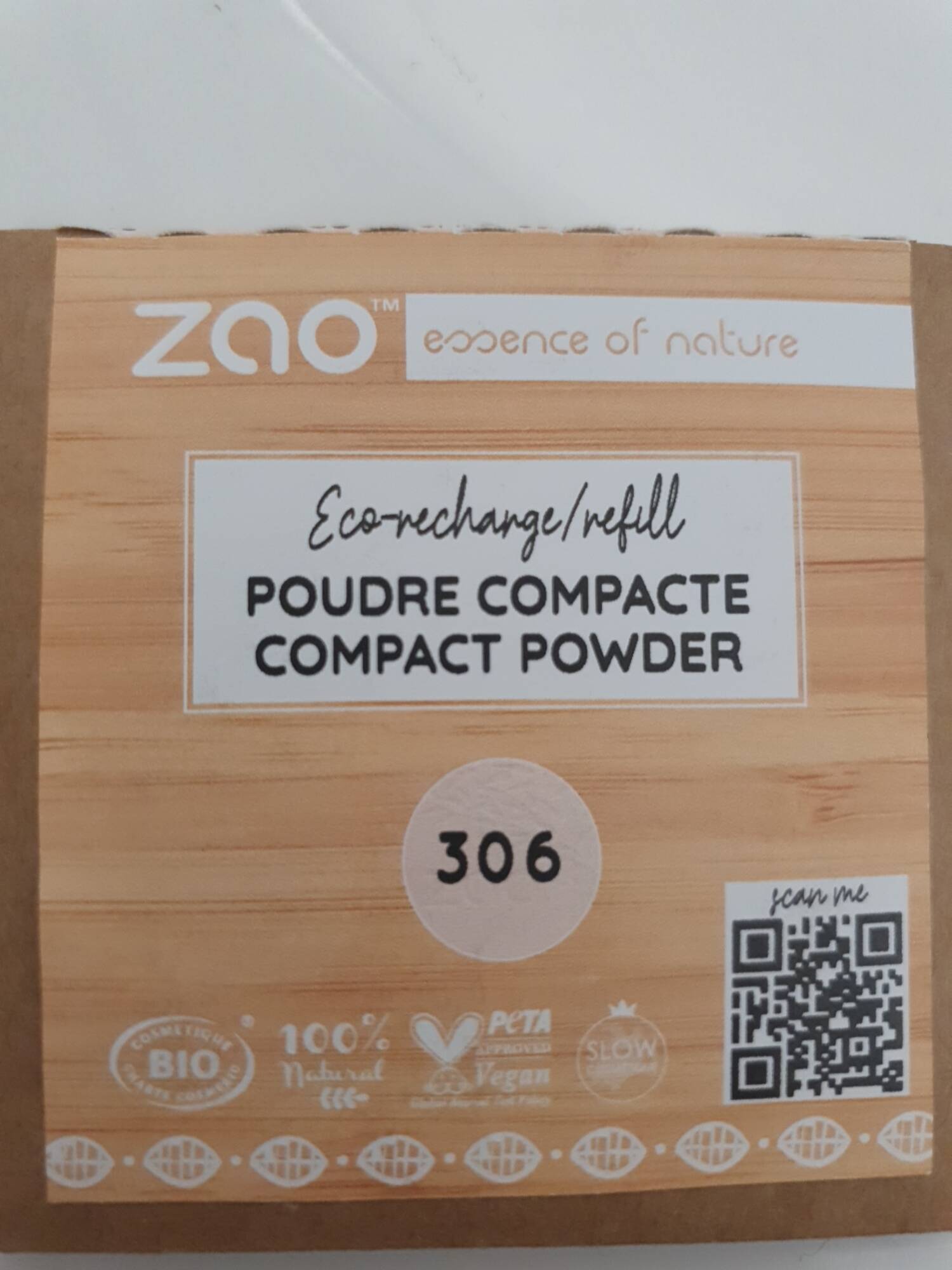 ZAO - Essence of nature - Poudre compacte 306