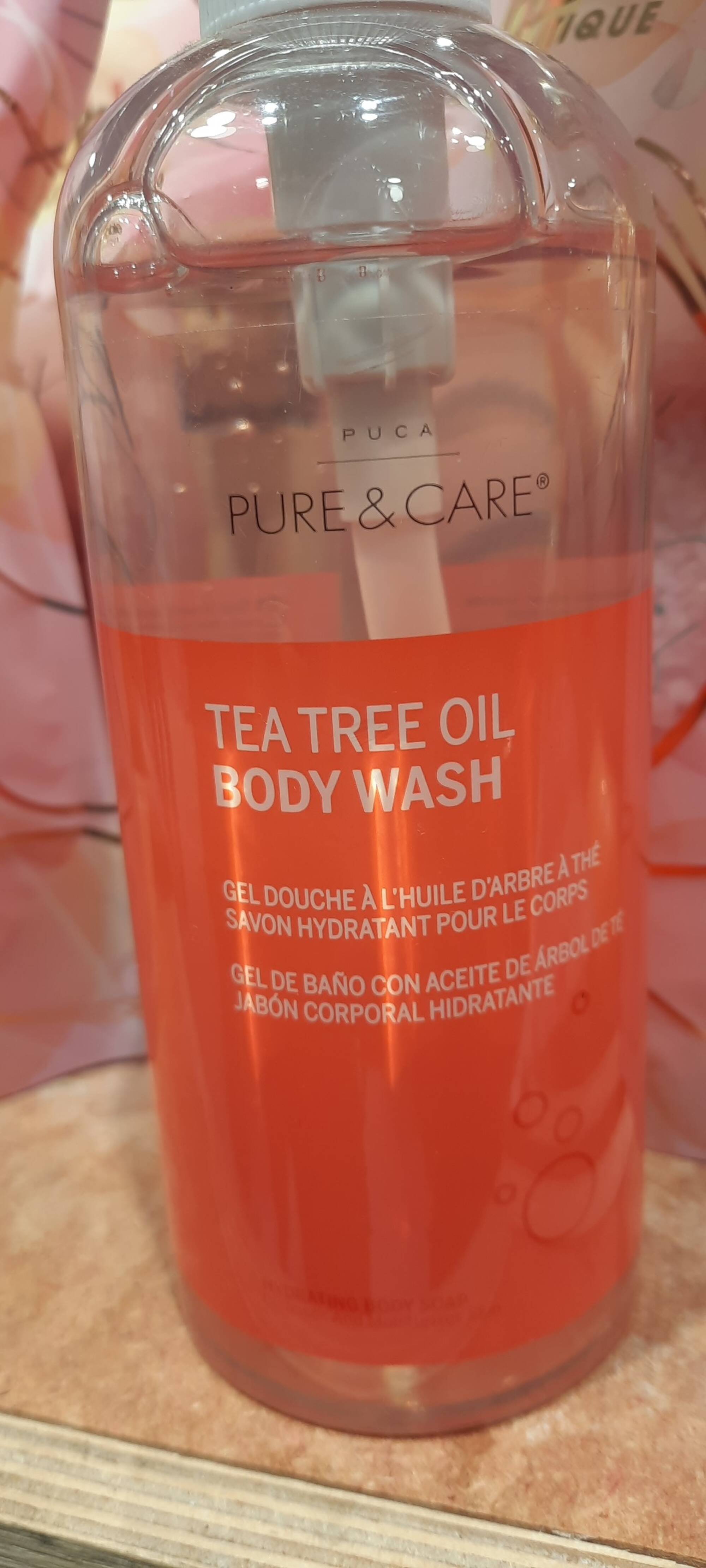 PUCA - Pure & Care - Gel douche à l'huile d'arbre à thé