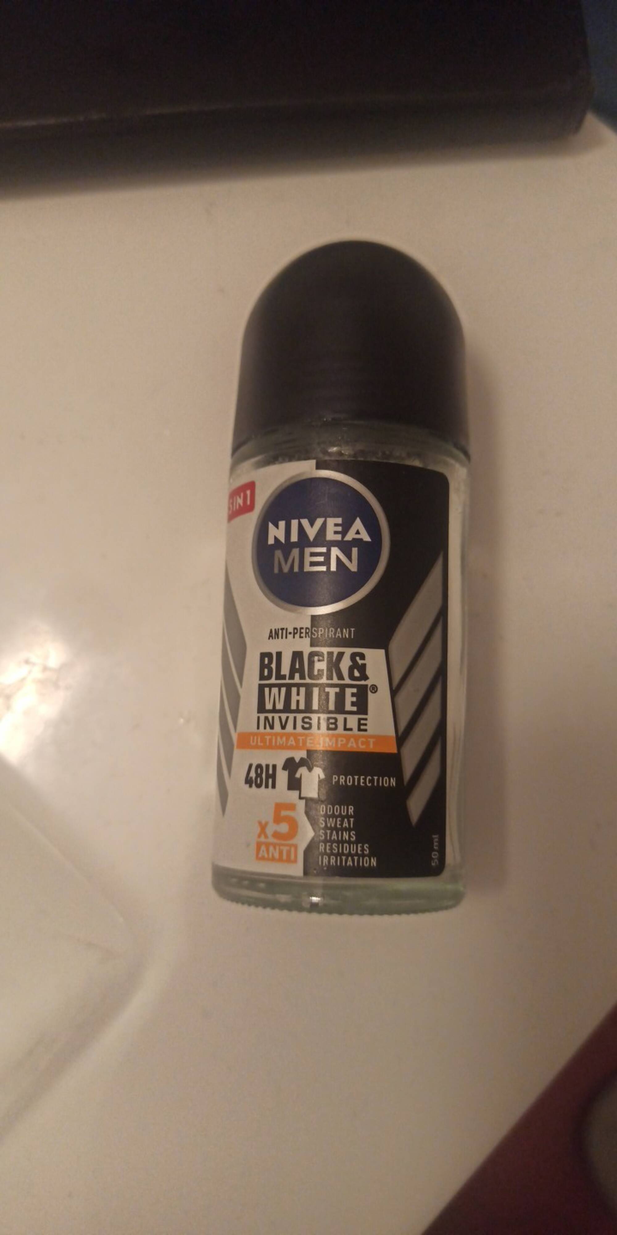 NIVEA MEN - Black & white invisible - anti-perspirant 48h
