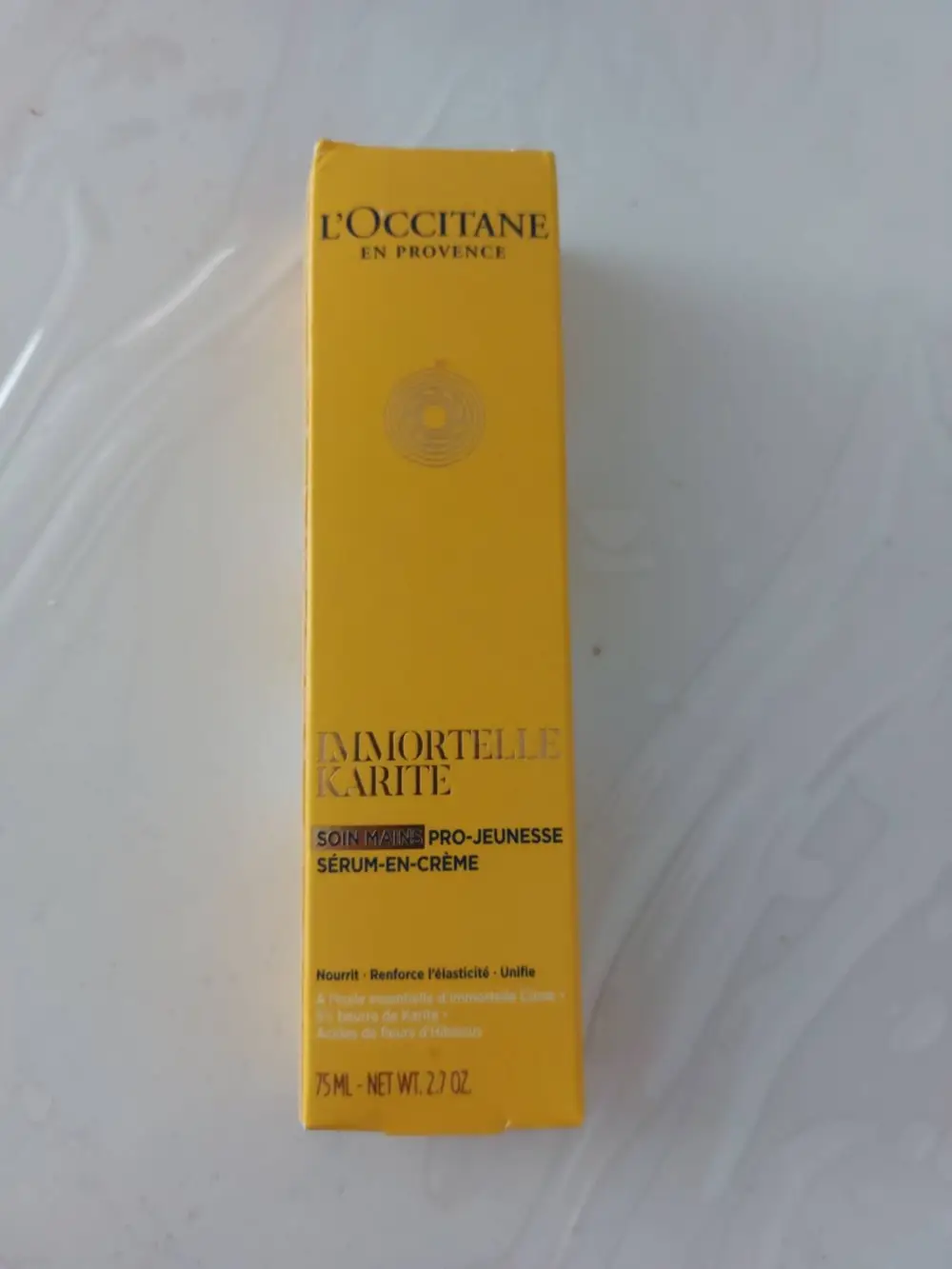 L'OCCITANE - Immortelle karité - Sérum-en-crème soin mains