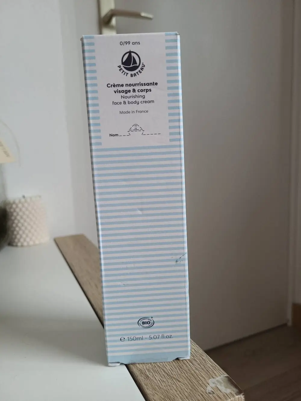 PETIT BATEAU - Crème nourrissante visage et corps