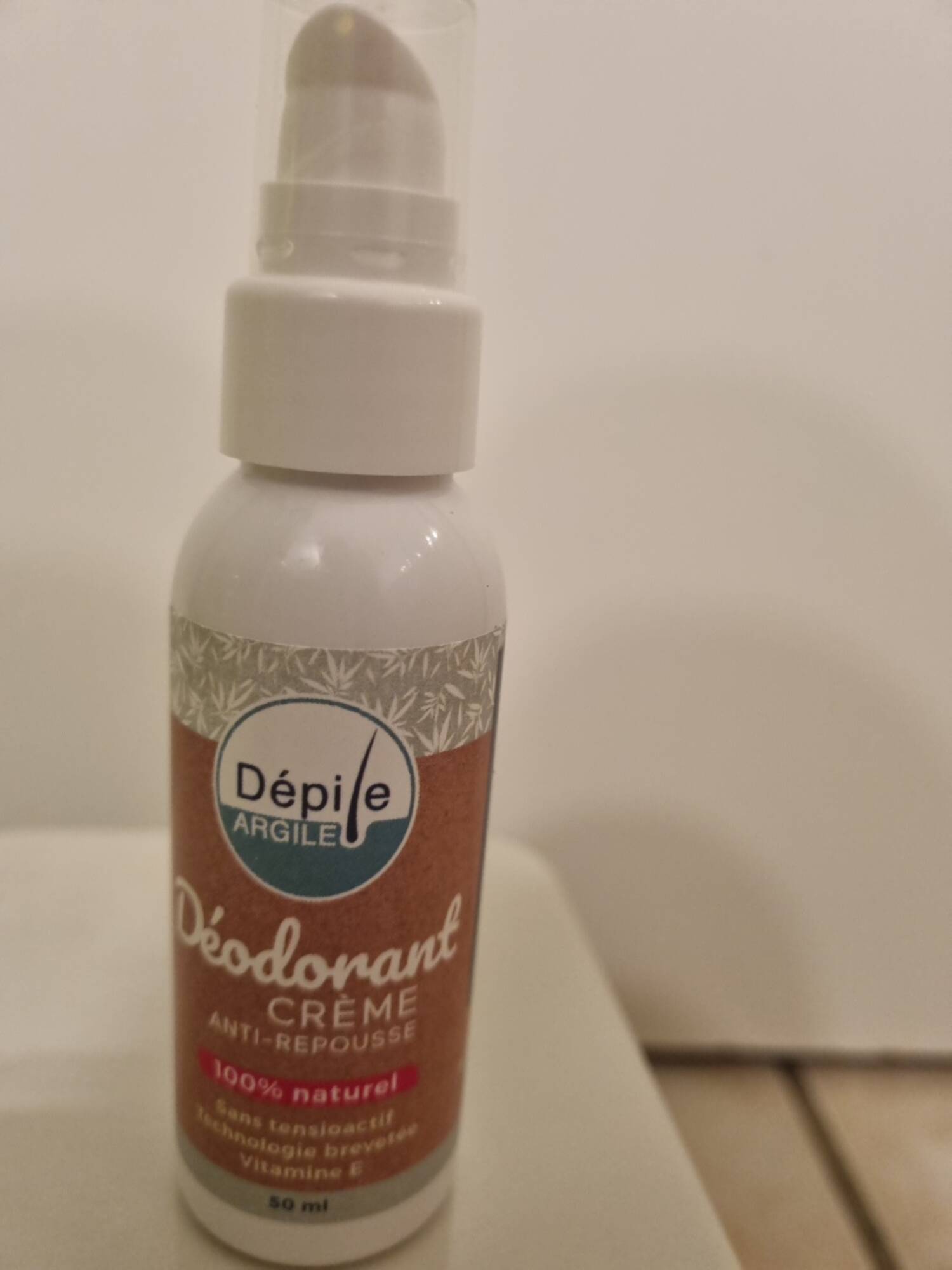 DÉPILE ARGILE - Déodorant crème anti-repousse