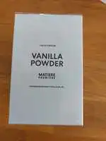 MATIÈRE PREMIÈRE - Vanille powder - Eau de parfum