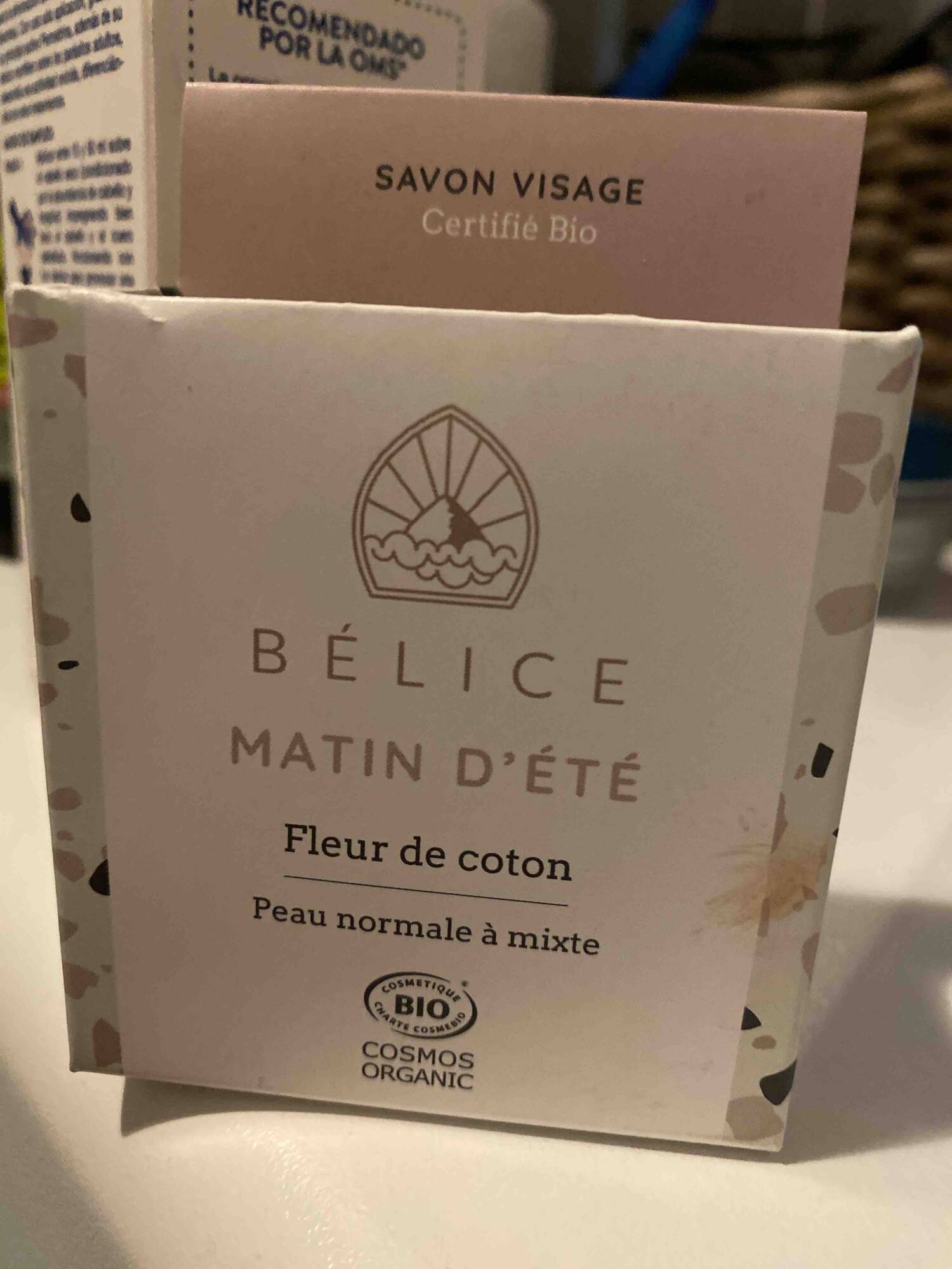 BELICE - Matin d'été - Savon visage fleur de coton 