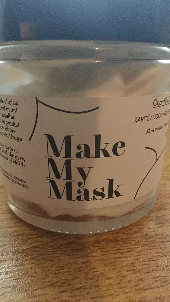 MAKE  MY MASK - Chantilly capillaire bio