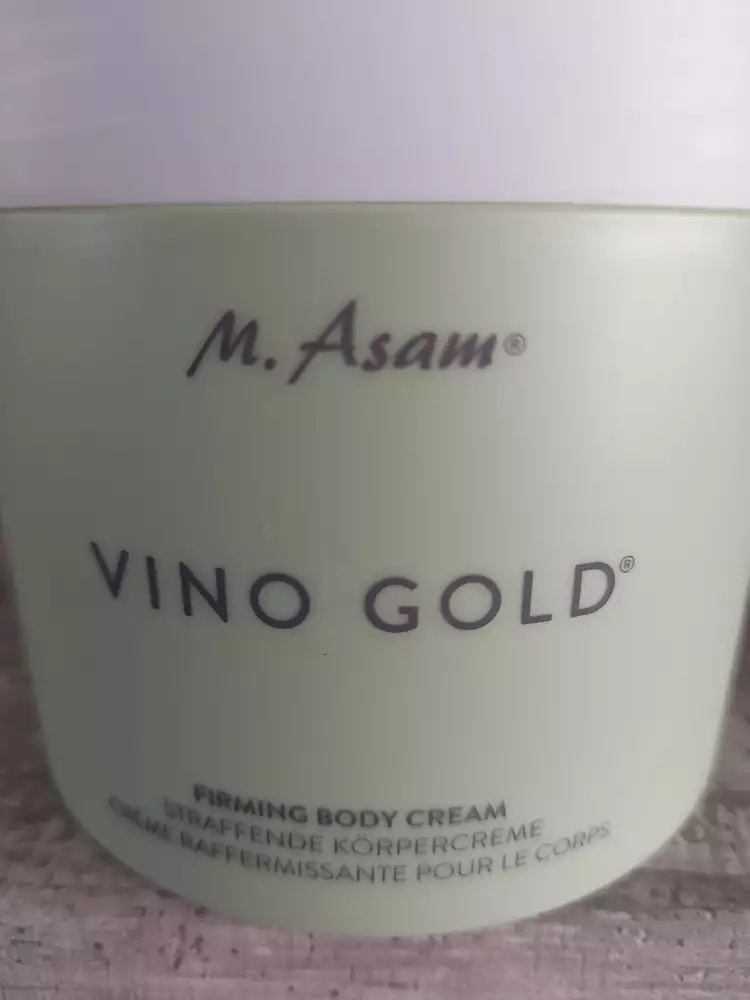 M. ASAM - Vino Gold - Crème raffermissante pour le corps