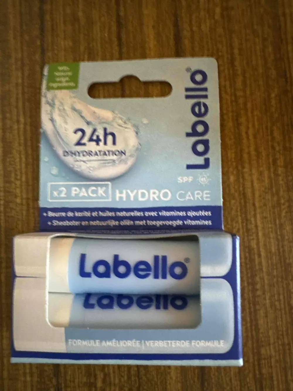 LABELLO - Hydro care - Soin des lèvres 24h d'hydratation