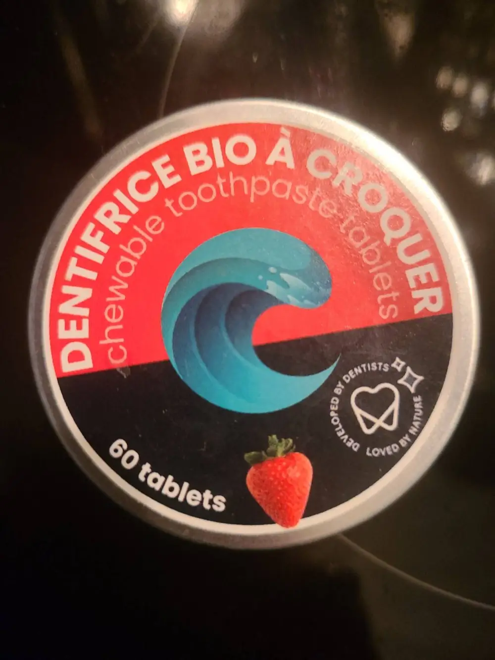 OCEANRESPECT - Dentifrice bio à croquer fraise