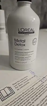 L'ORÉAL - Metal detox - Shampooing professionnel