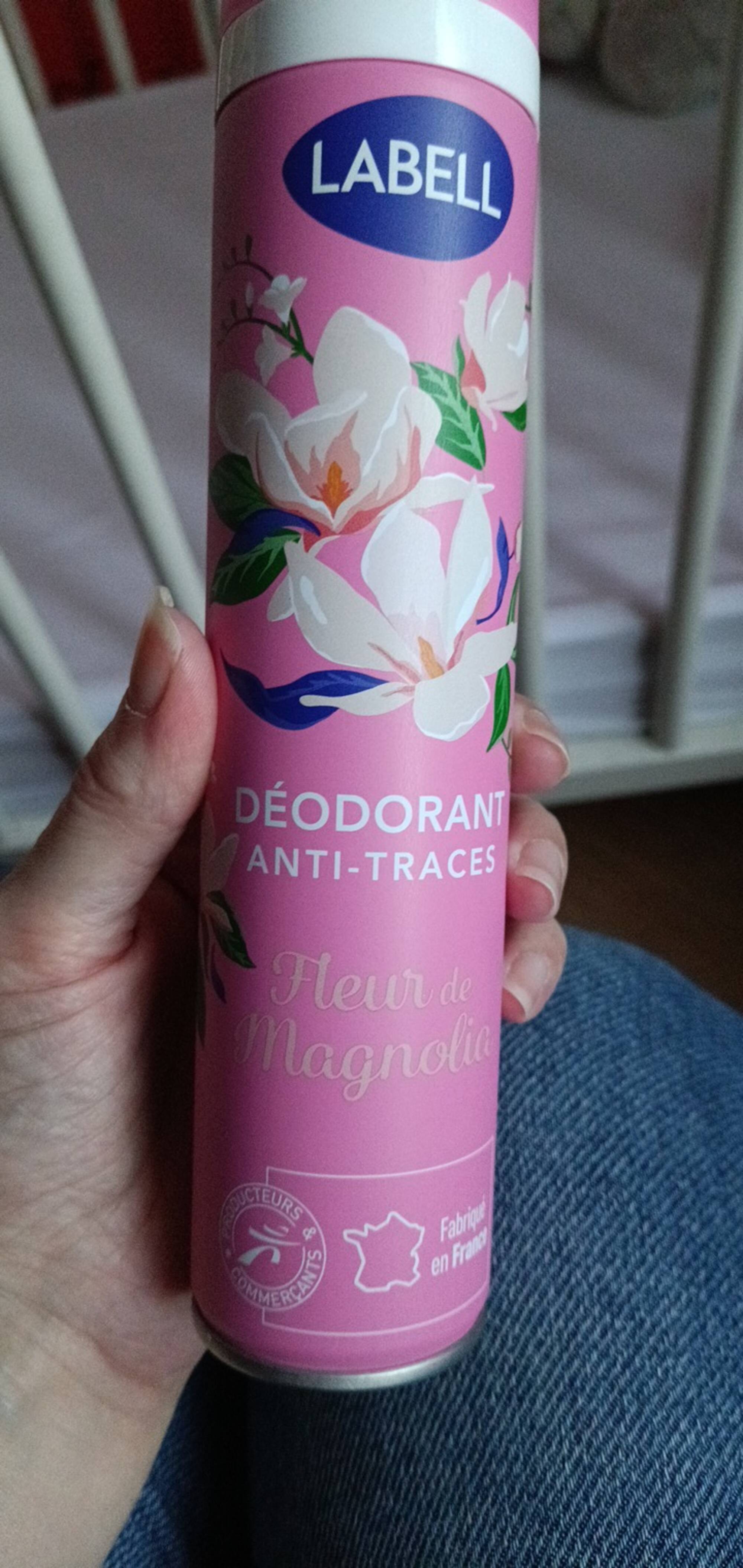 LABELL - Déodorant anti-traces fleur de magnolia